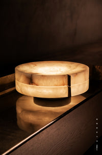 Aurea Alabaster Table Lamp — product view 3