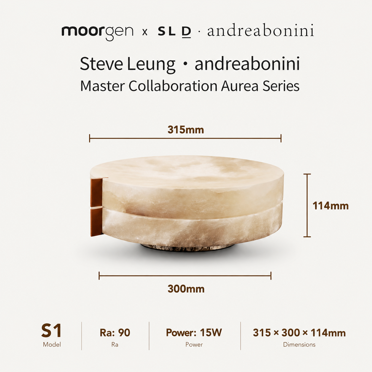 Aurea Alabaster Table Lamp — product view 6