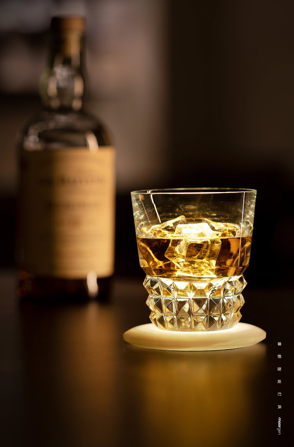 Whiskey Glowing Coaster Lamp — product view 5