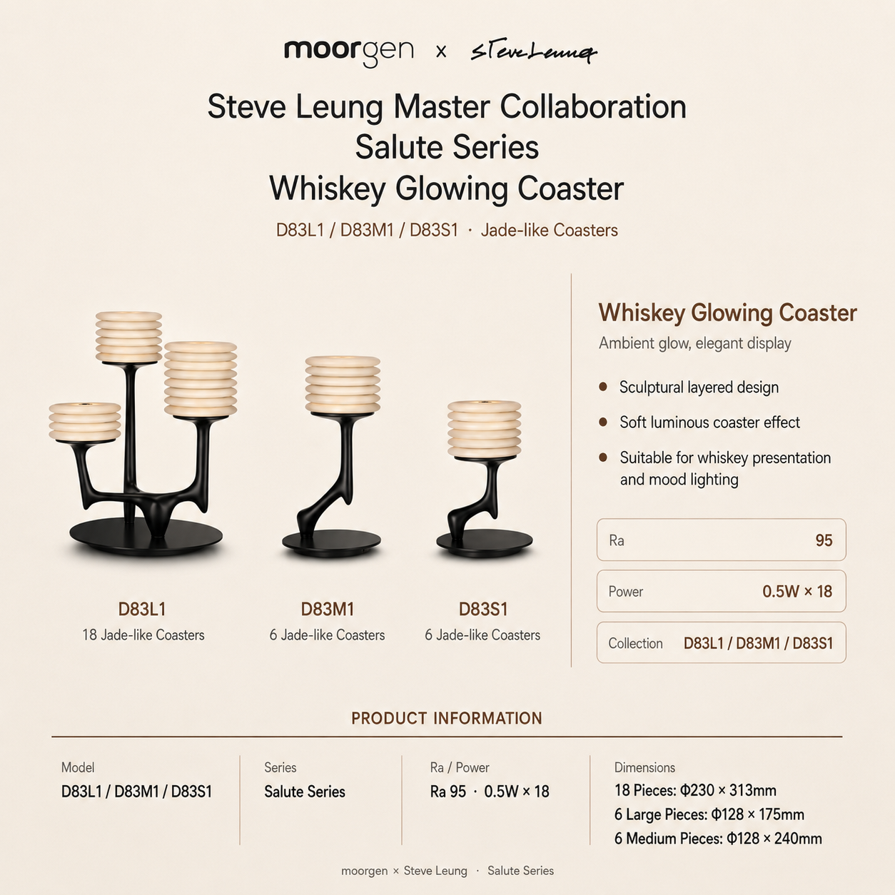 Whiskey Glowing Coaster Lamp — product view 6
