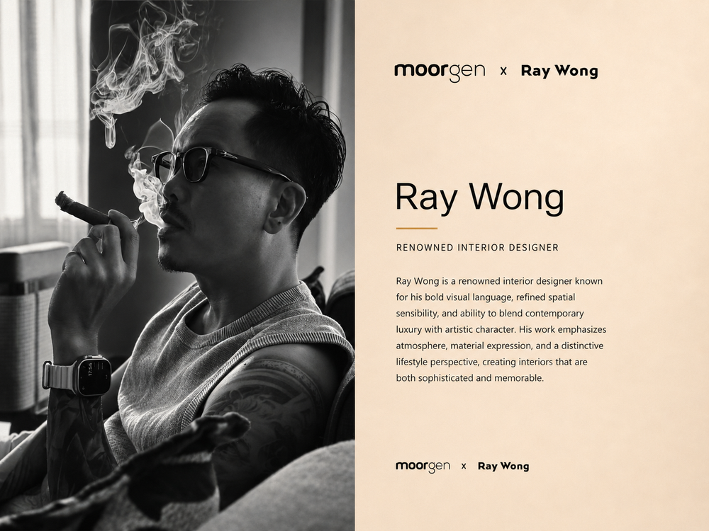 X Series Diffused Rechargeable Table Lamp — designer profile: Ray Wong