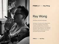 X Series Diffused Rechargeable Table Lamp — designer profile: Ray Wong