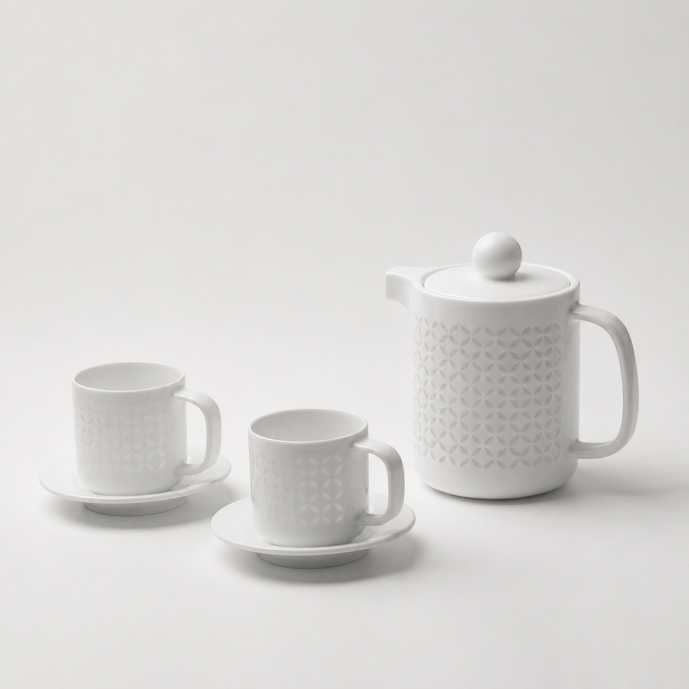 Copper-Coin Pattern Tea & Coffee Set — RYKT011 Default Title — image 1