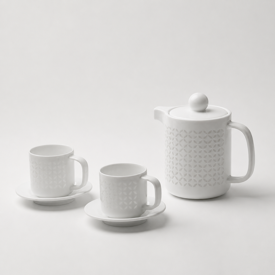 Copper-Coin Pattern Tea & Coffee Set — RYKT011 Default Title — image 1