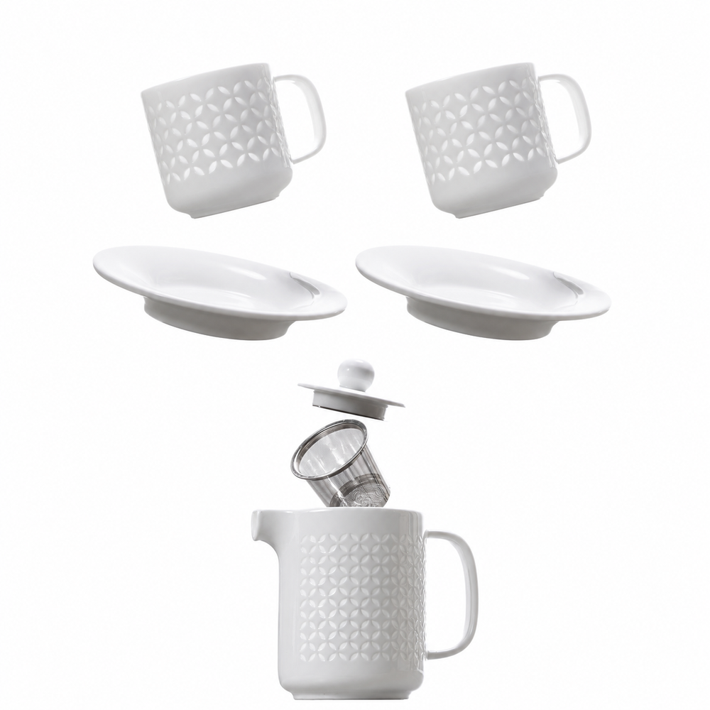 Copper-Coin Pattern Tea & Coffee Set — RYKT011 Default Title — image 6