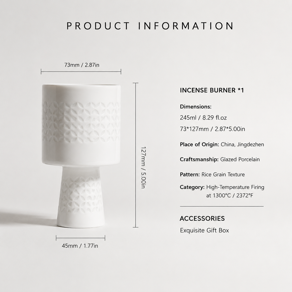 Yaoguang Pedestal Incense Burner — RYKF0003 Default Title — image 6