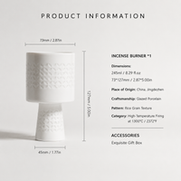 Yaoguang Pedestal Incense Burner — RYKF0003 Default Title — image 6