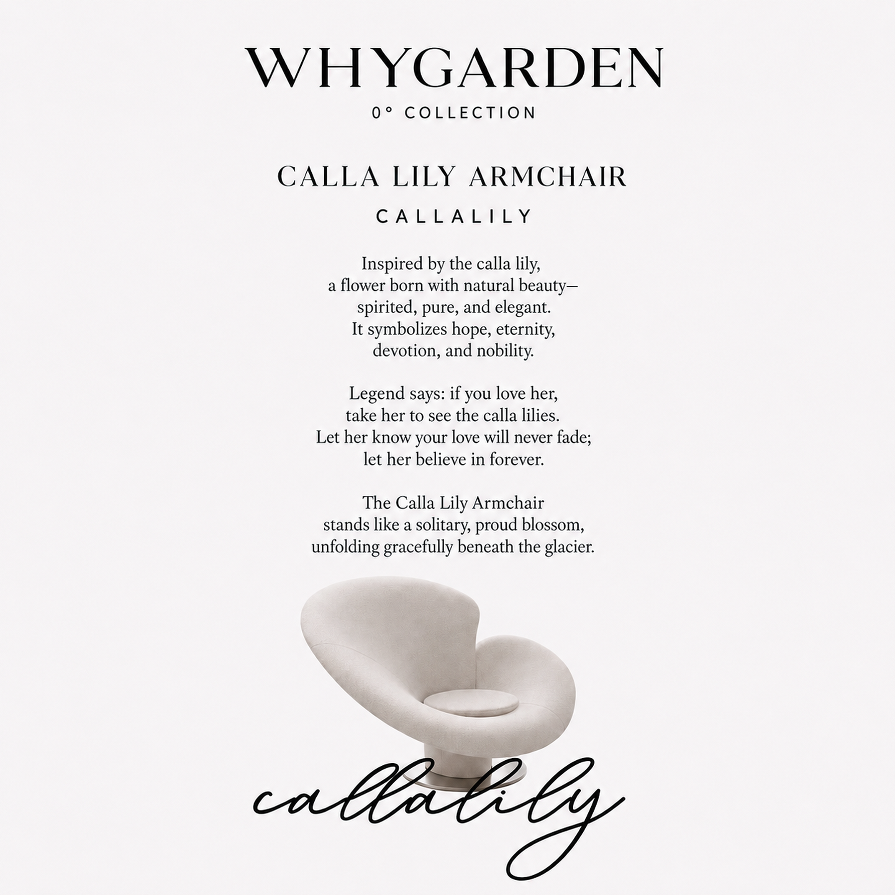 WHYGARDEN Calla Lily Armchair — image 2
